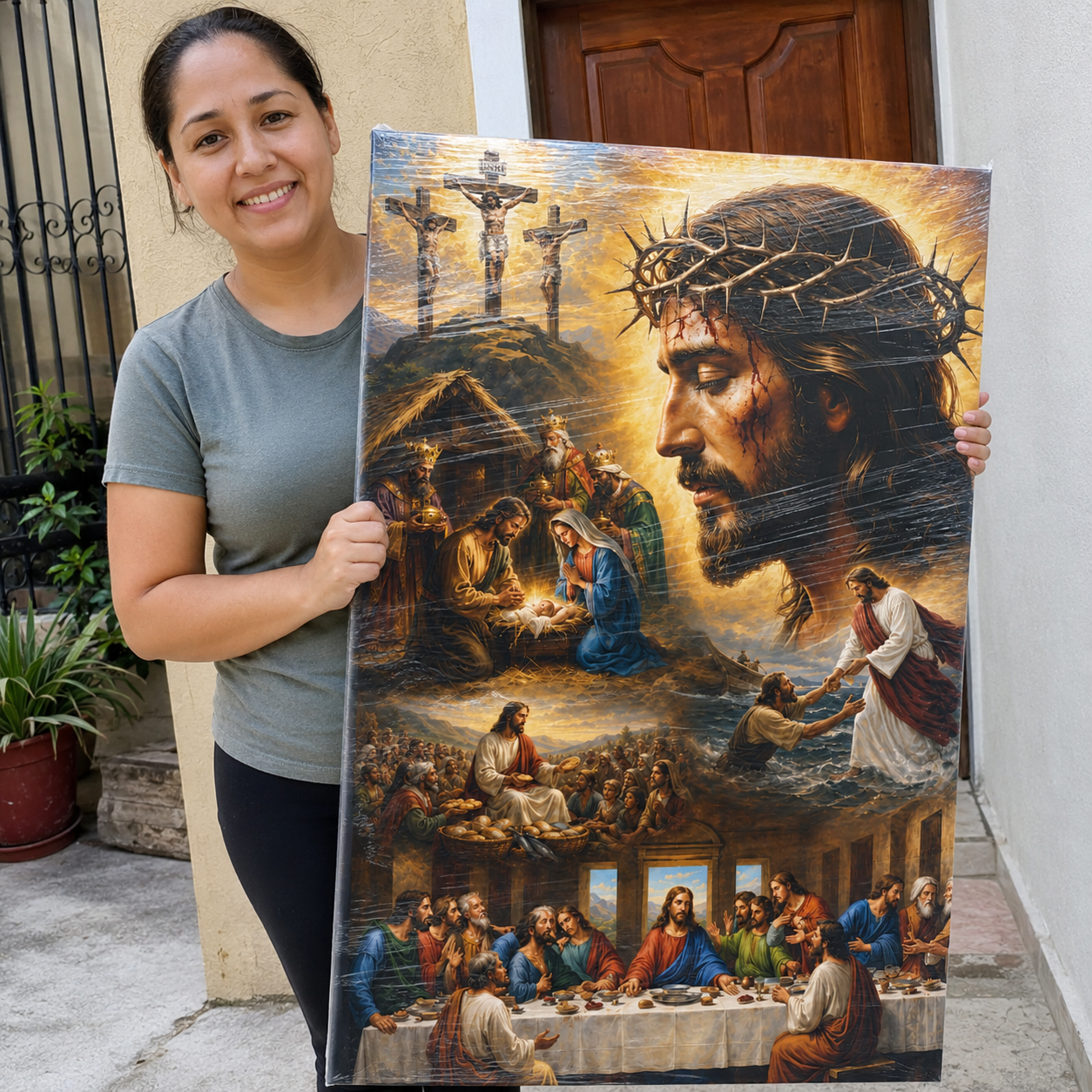 Cuadro LIENZO CANVA - EL AMOR DE JESÚS