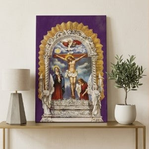 Cuadro Sr de los Milagros impreso en LIENZO CANVA