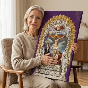 Cuadro Sr de los Milagros impreso en LIENZO CANVA